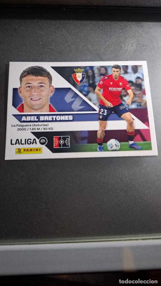Coleccionismo cromos antiguos: CROMO ABEL BRETONES 9 OSASUNA LIGA 2026 2027 26 27 ESTE PANINI NUNCA PEGADO