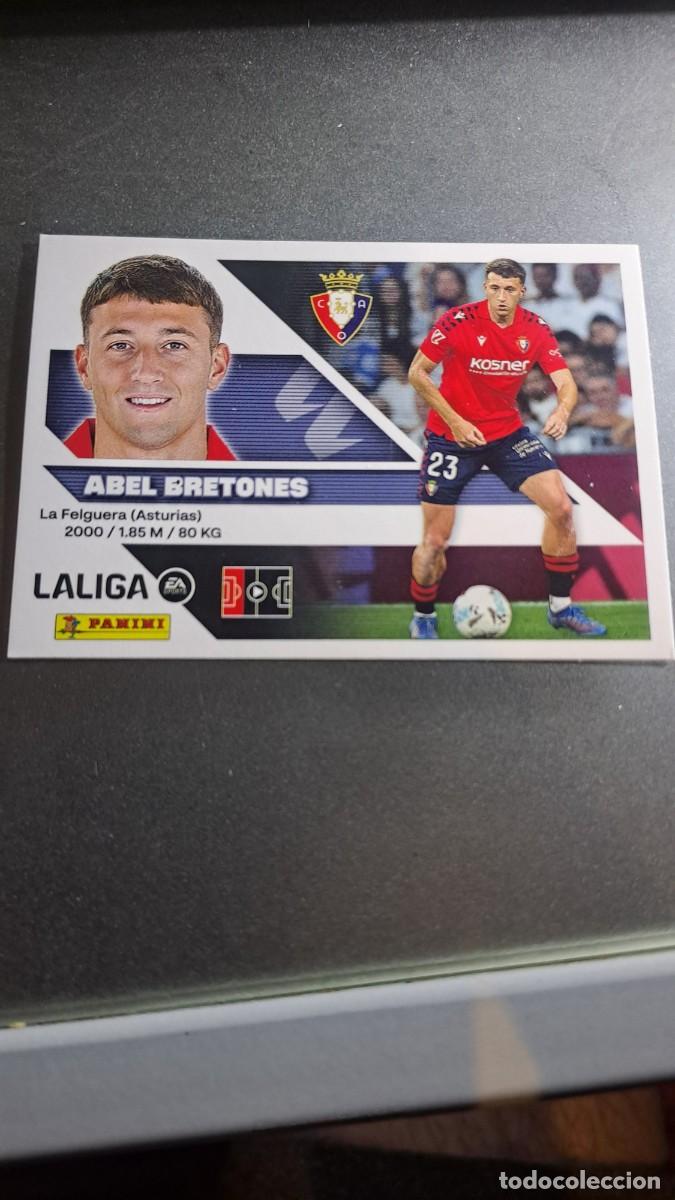 Coleccionismo cromos antiguos: CROMO ABEL BRETONES 9 OSASUNA LIGA 2026 2027 26 27 ESTE PANINI NUNCA PEGADO