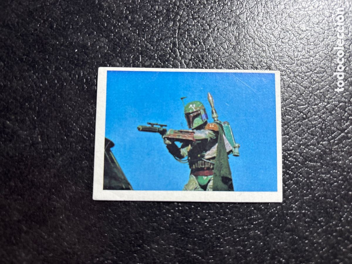 Coleccionismo cromos antiguos: RETORNO DEL JEDI 91 BOBA FETT CROMO GUERRA DE LAS GALAXIAS STAR WARS PACOSA 1983