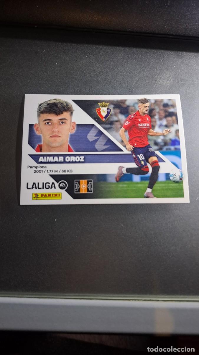 Coleccionismo cromos antiguos: CROMO AIMAR OROZ 15 OSASUNA LIGA 2026 2027 26 27 ESTE PANINI NUNCA PEGADO