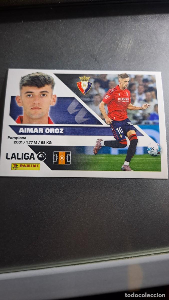 Coleccionismo cromos antiguos: CROMO AIMAR OROZ 15 OSASUNA LIGA 2026 2027 26 27 ESTE PANINI NUNCA PEGADO
