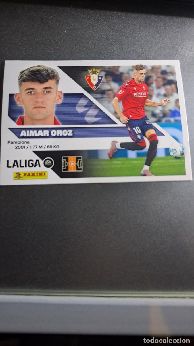 Coleccionismo cromos antiguos: CROMO AIMAR OROZ 15 OSASUNA LIGA 2026 2027 26 27 ESTE PANINI NUNCA PEGADO