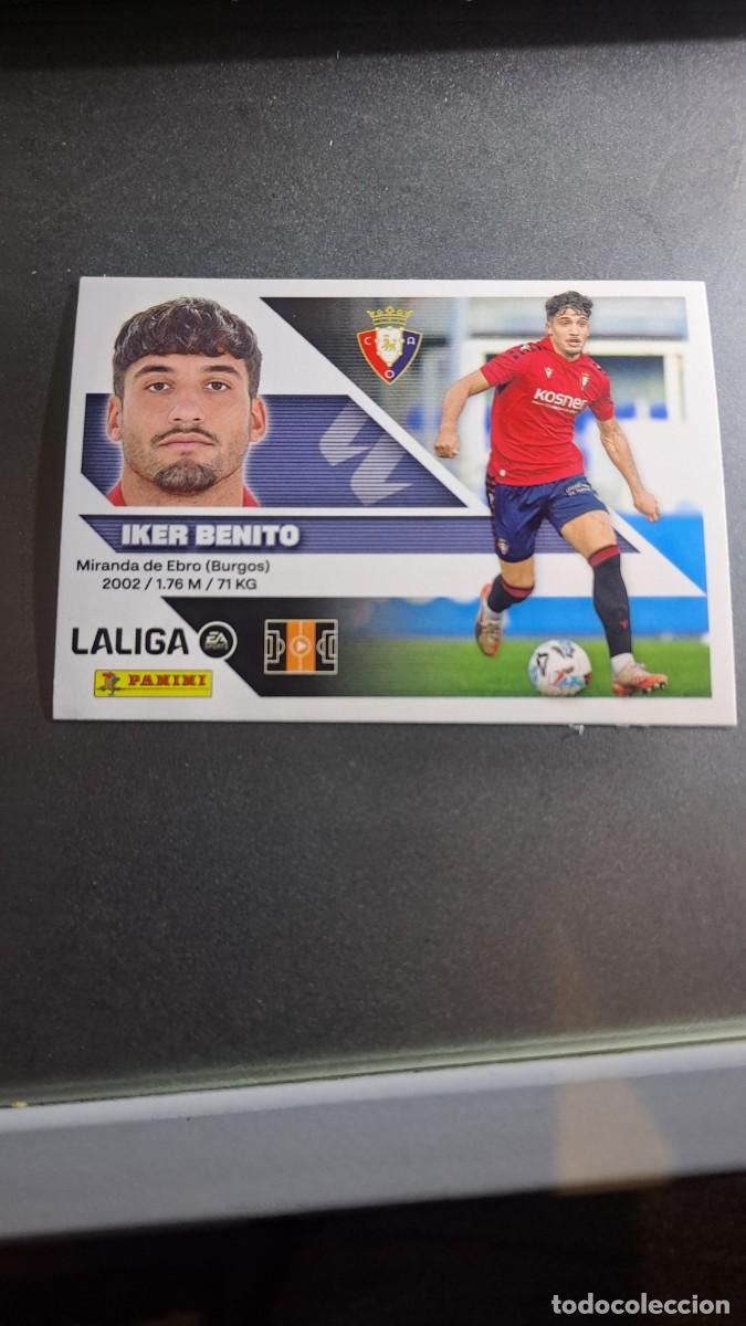 Coleccionismo cromos antiguos: CROMO IKER BENITO 16 OSASUNA LIGA 2026 2027 26 27 ESTE PANINI NUNCA PEGADO