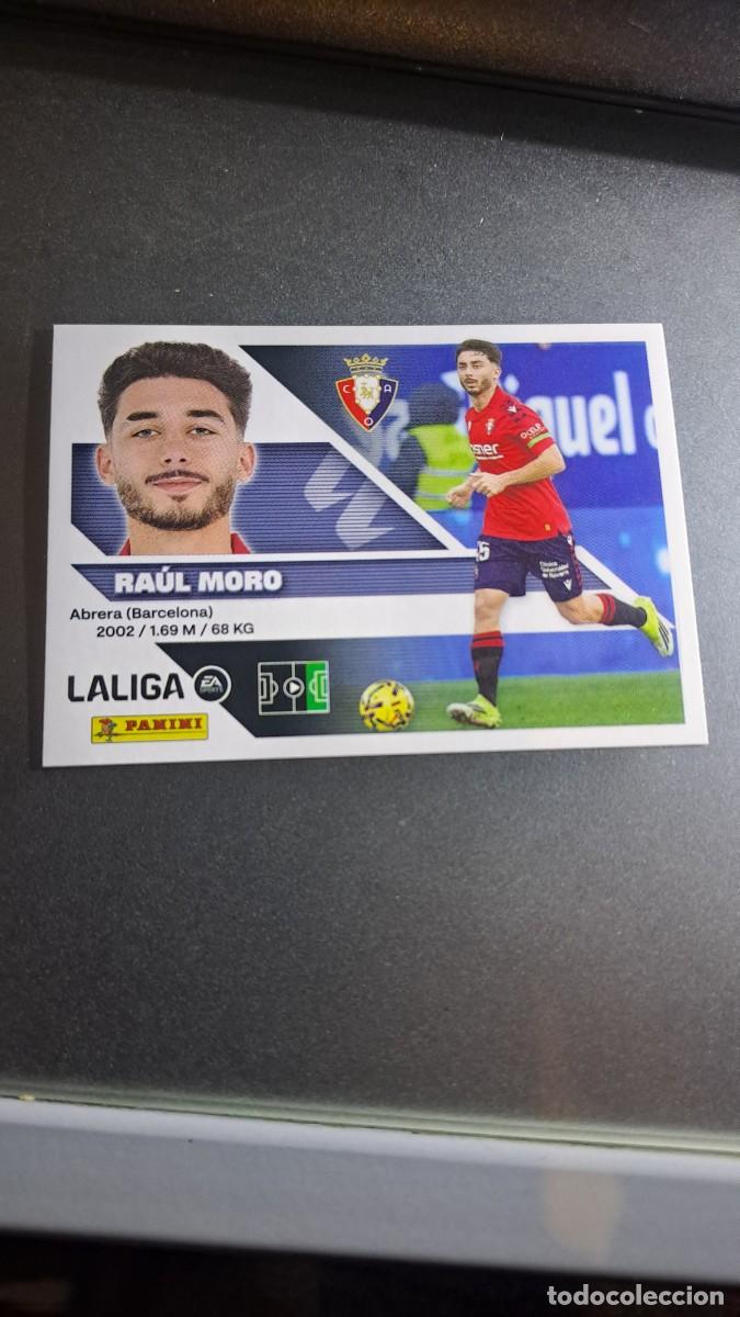 Coleccionismo cromos antiguos: CROMO RAUL MORO 17 OSASUNA LIGA 2026 2027 26 27 ESTE PANINI NUNCA PEGADO