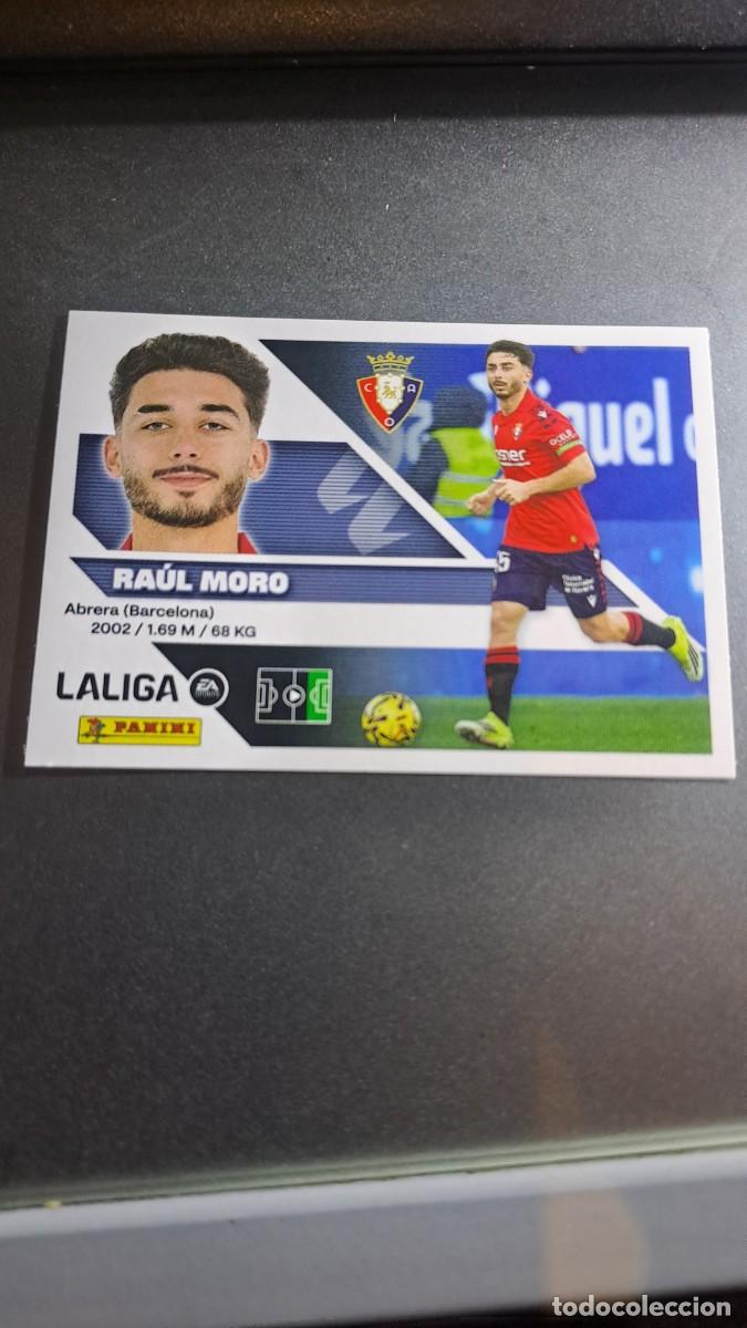 Coleccionismo cromos antiguos: CROMO RAUL MORO 17 OSASUNA LIGA 2026 2027 26 27 ESTE PANINI NUNCA PEGADO