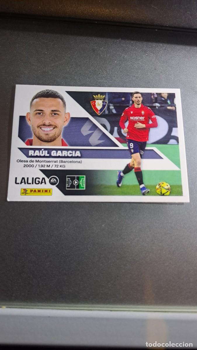 Coleccionismo cromos antiguos: CROMO RAUL GARCIA 18 OSASUNA LIGA 2026 2027 26 27 ESTE PANINI NUNCA PEGADO