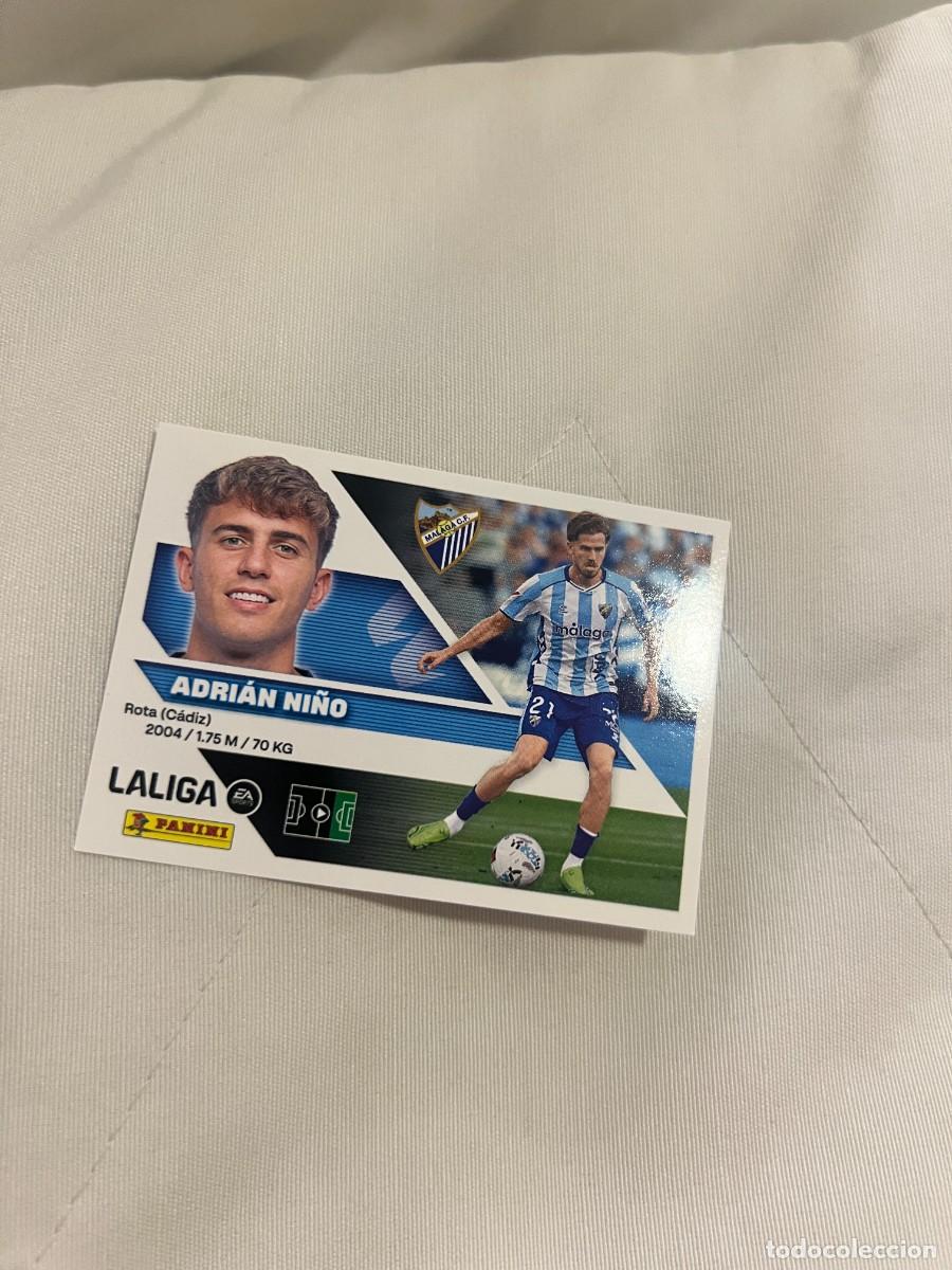 Coleccionismo cromos antiguos: 18 ADRIAN NI&Ntilde;O MALAGA LIGA ESTE 2026 2027 26 27 EDICIONES