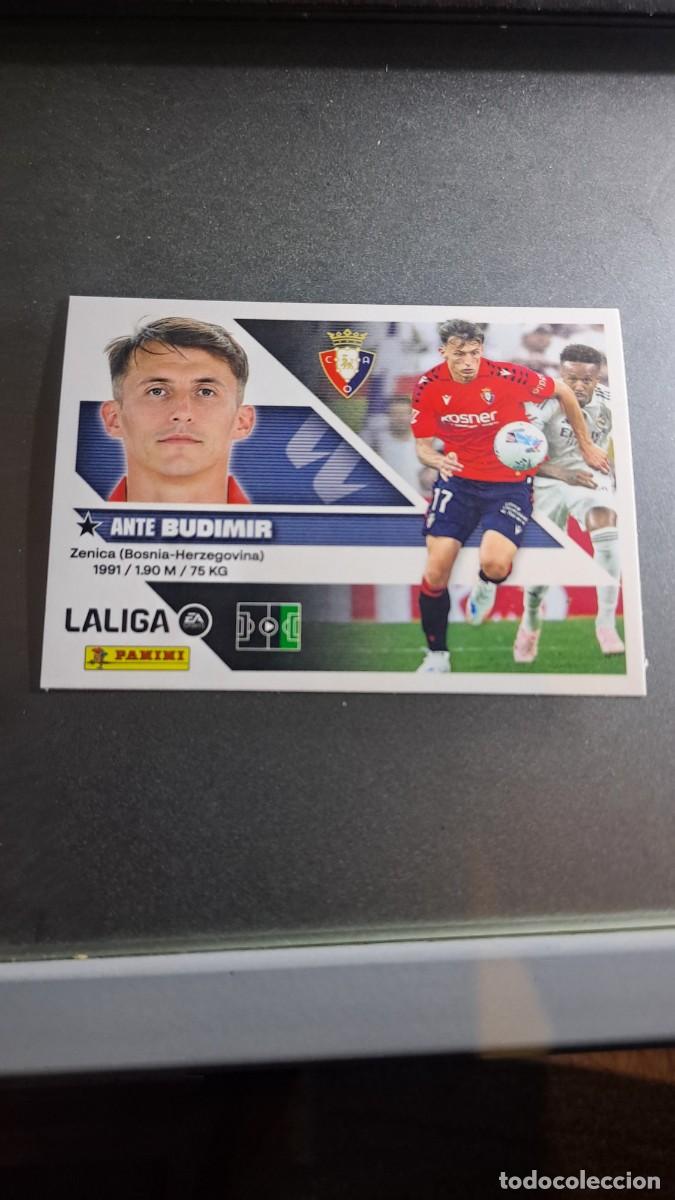Coleccionismo cromos antiguos: CROMO BUDIMIR 20 OSASUNA LIGA 2026 2027 26 27 ESTE PANINI NUNCA PEGADO