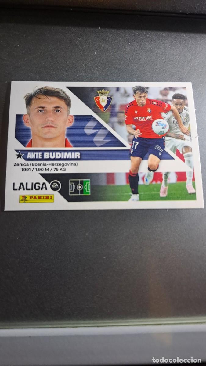 Coleccionismo cromos antiguos: CROMO BUDIMIR 20 OSASUNA LIGA 2026 2027 26 27 ESTE PANINI NUNCA PEGADO