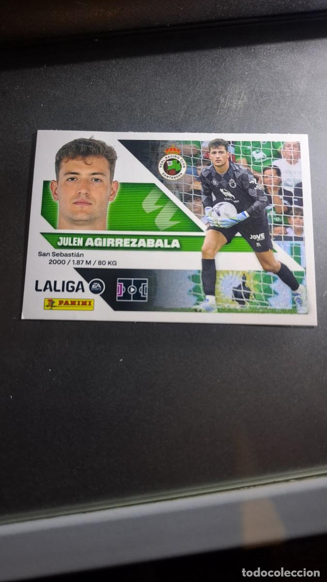 Coleccionismo cromos antiguos: CROMO AGIRREZABALA 3 RACING DE SANTANDER LIGA 2026 2027 26 27 ESTE PANINI NUNCA PEGADO