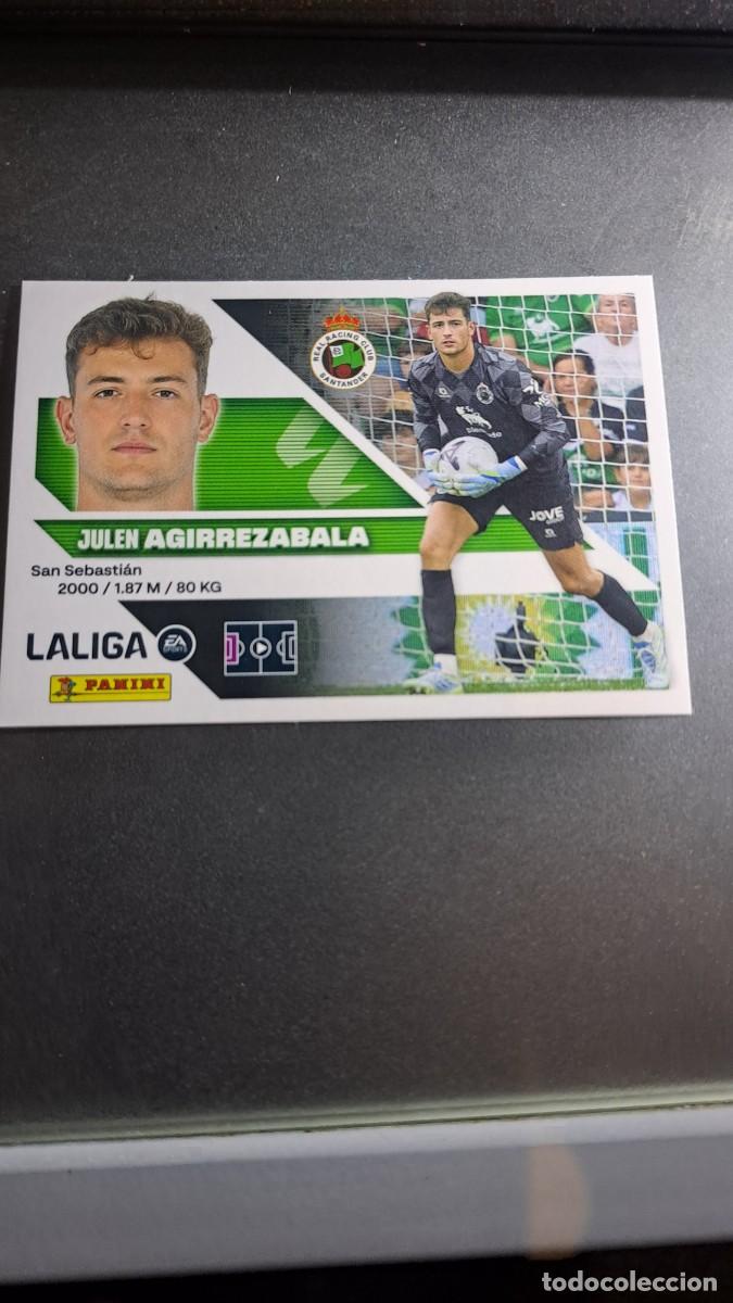 Coleccionismo cromos antiguos: CROMO AGIRREZABALA 3 RACING DE SANTANDER LIGA 2026 2027 26 27 ESTE PANINI NUNCA PEGADO