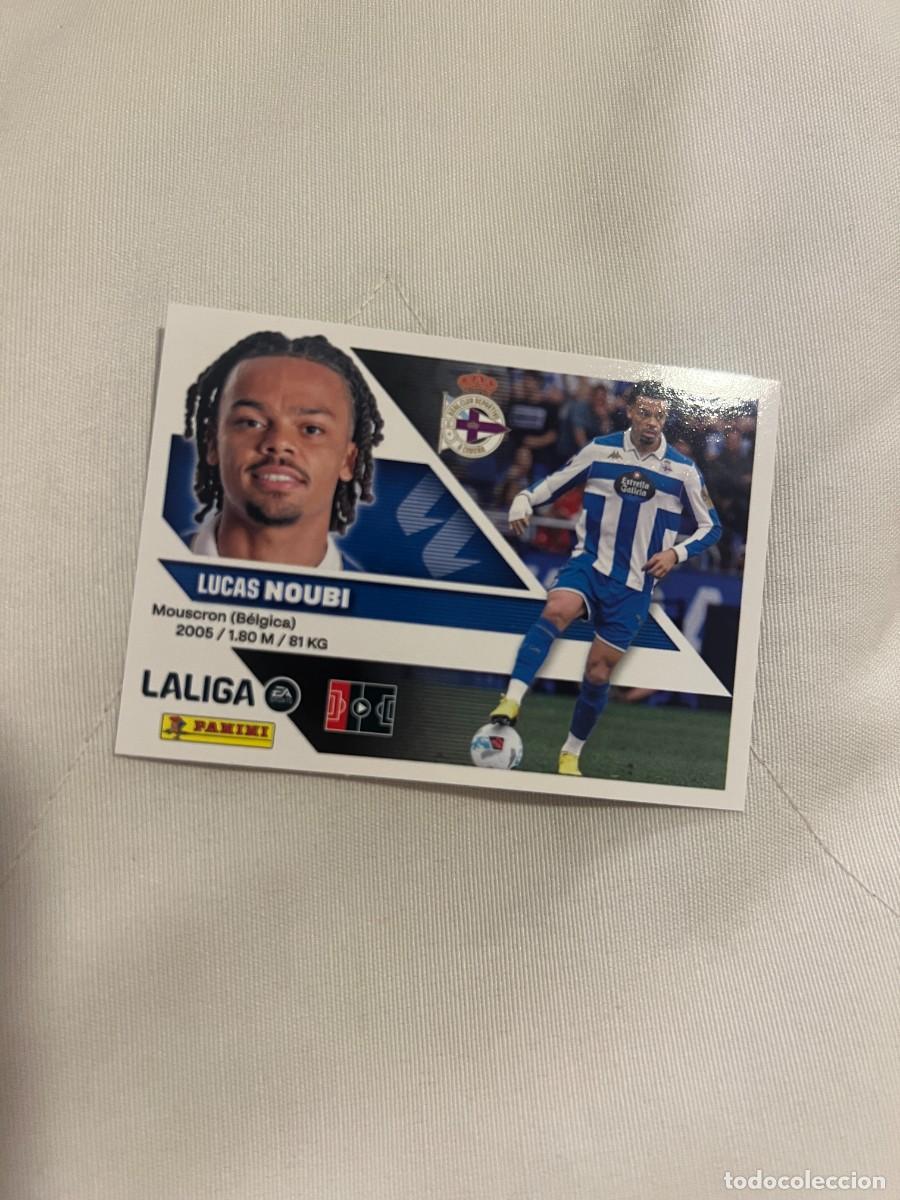 Coleccionismo cromos antiguos: 7 NOUBI DEPORTIVO DE LA CORU&Ntilde;A LIGA ESTE 2026 2027 26 27 EDICIONES