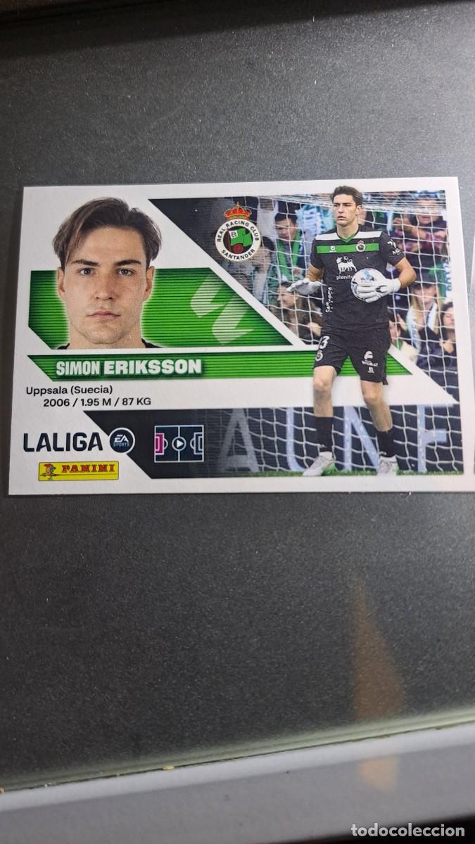 Coleccionismo cromos antiguos: CROMO ERIKSSON 4 RACING DE SANTANDER LIGA 2026 2027 26 27 ESTE PANINI NUNCA PEGADO