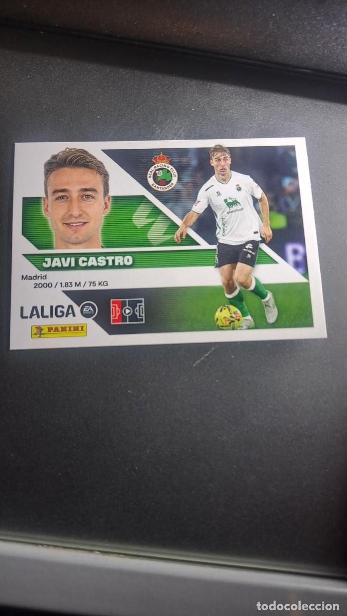 Coleccionismo cromos antiguos: CROMO JAVI CASTRO 8 RACING DE SANTANDER LIGA 2026 2027 26 27 ESTE PANINI NUNCA PEGADO