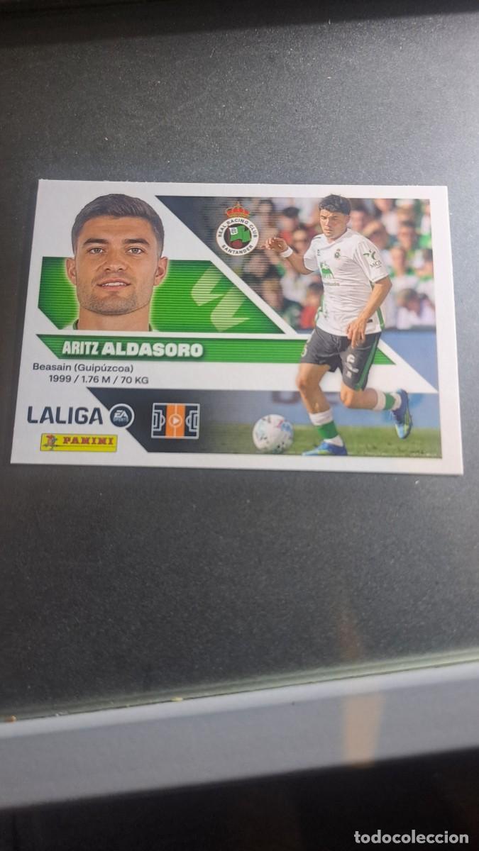 Coleccionismo cromos antiguos: CROMO ALDASORO 14 RACING DE SANTANDER LIGA 2026 2027 26 27 ESTE PANINI NUNCA PEGADO