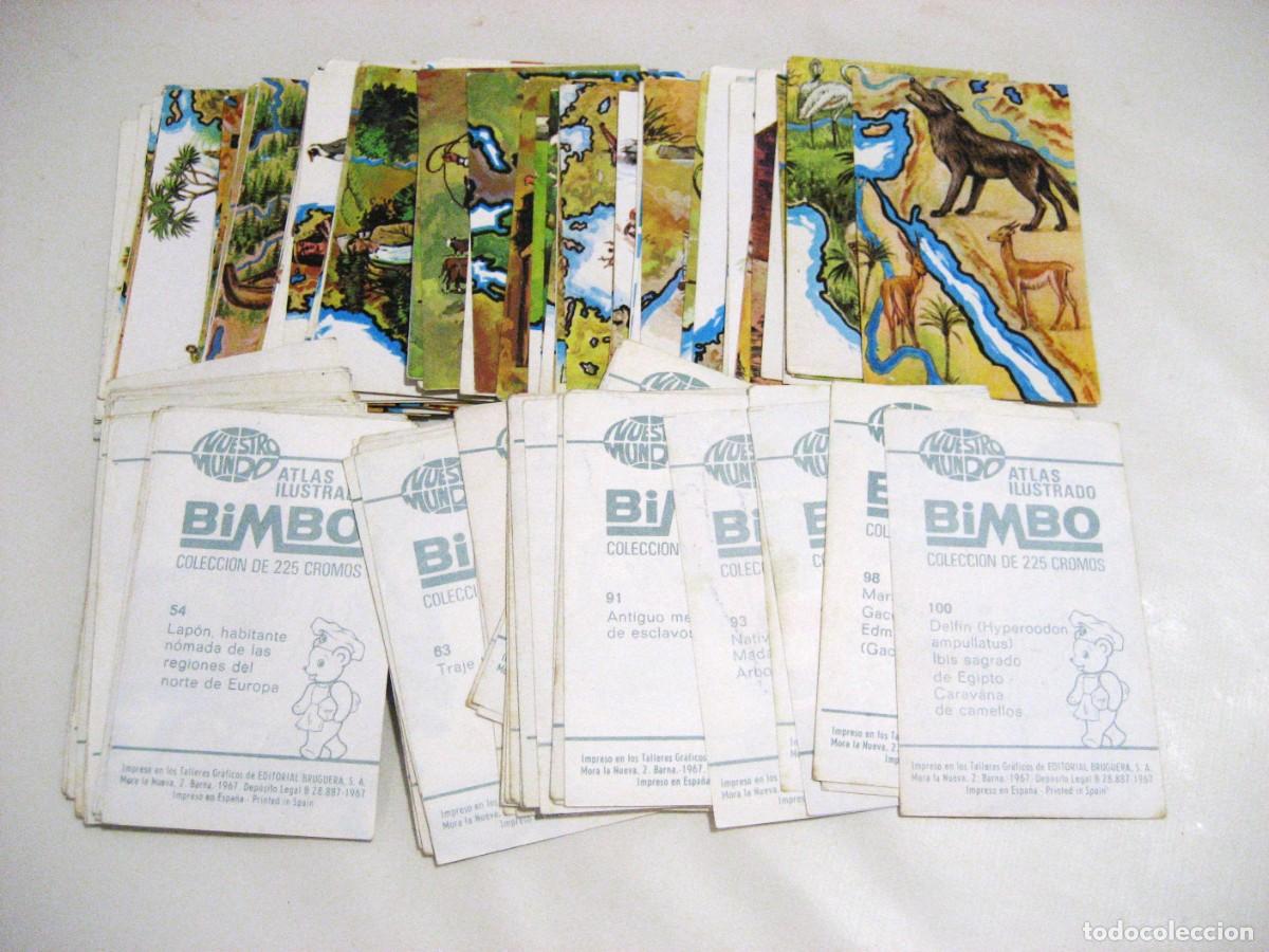 Coleccionismo cromos antiguos: LOTE DE 171 CROMOS NUESTRO MUNDO. BIMBO, 1967.