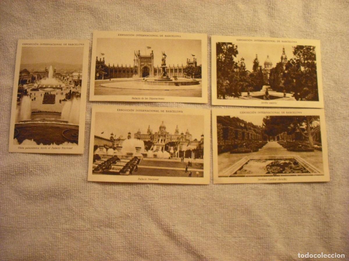 Collectable Antique Stickers: EXPOSICION INTERNACIONAL DE BARCELONA 1929 , LOTE DE 5 CROMOS