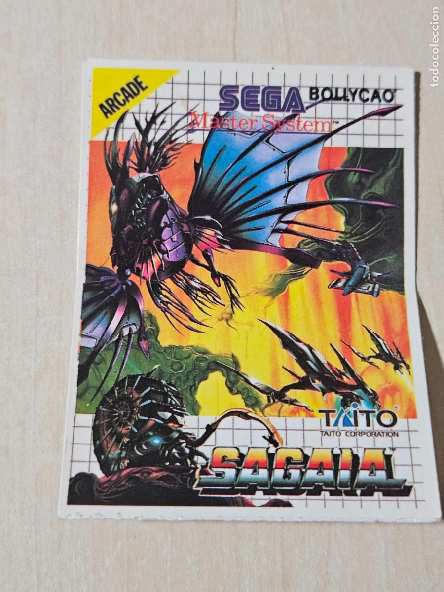 Coleccionismo cromos antiguos: SAGAIA CROMO PEGATINA ADHESIVO BOLLYCAO - SEGA - MEGA DRIVE NUEVA SIN PEGAR