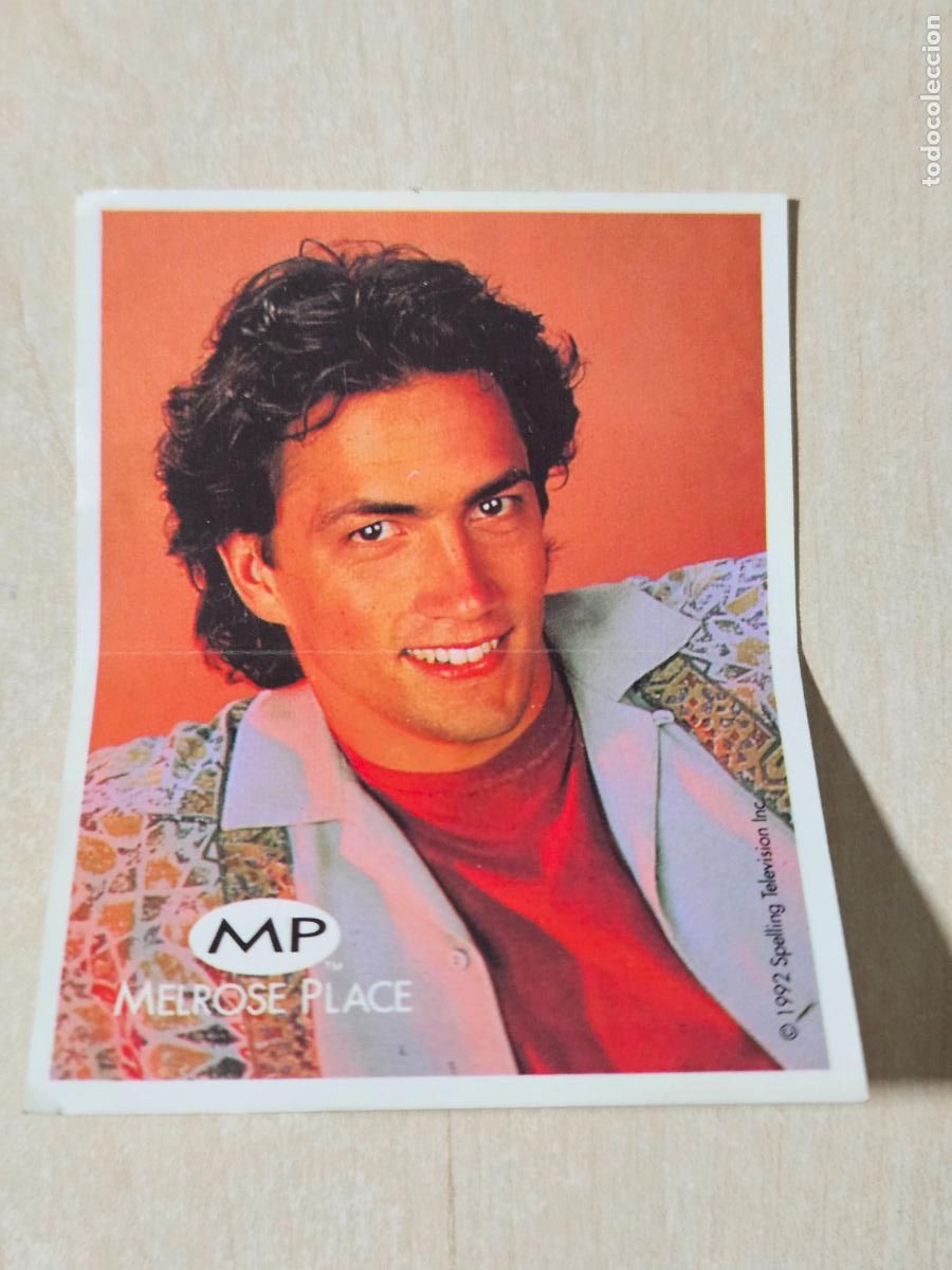 Coleccionismo cromos antiguos: N&ordm; 4 MELROSE PLACE CROMO PEGATINA ADHESIVO BOLLYCAO - NUEVA SIN PEGAR