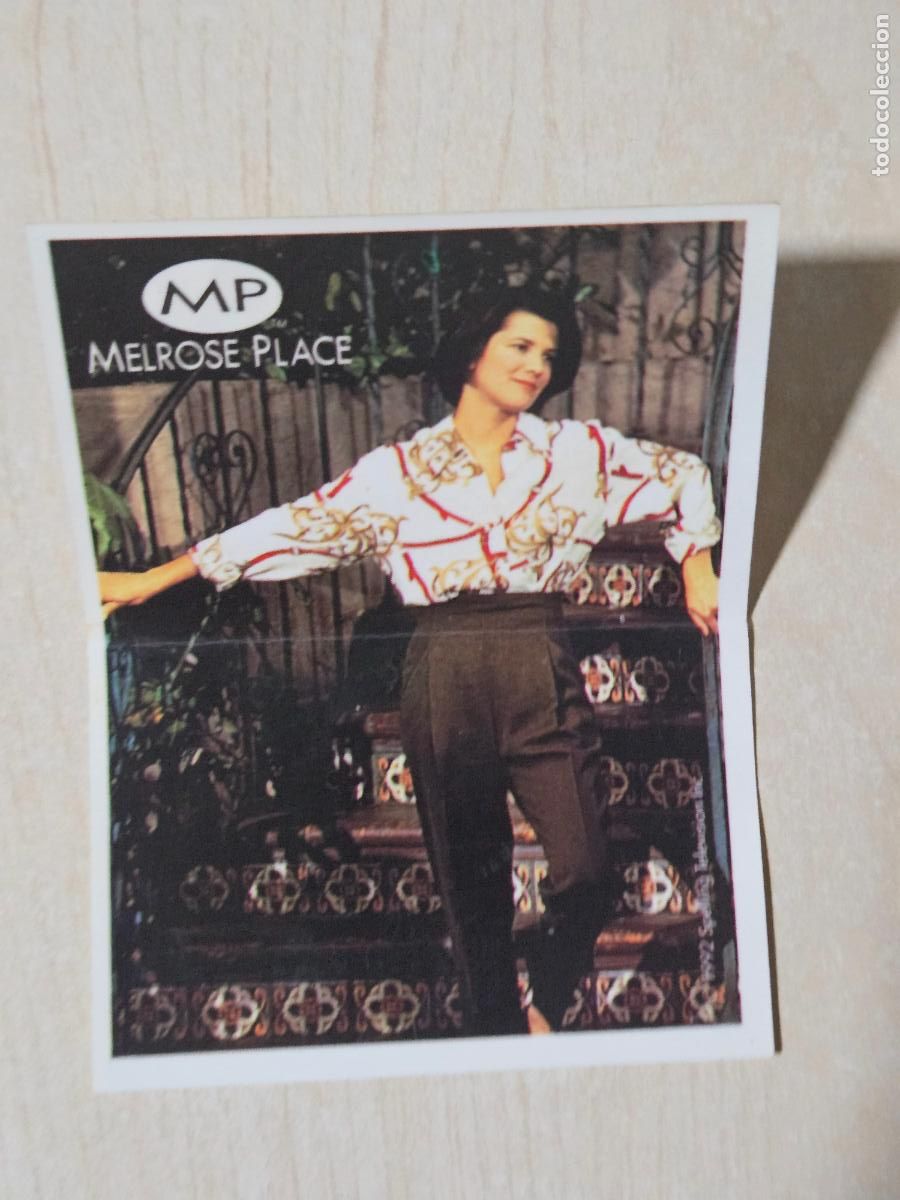 Coleccionismo cromos antiguos: N&ordm; 49 MELROSE PLACE CROMO PEGATINA ADHESIVO BOLLYCAO - NUEVA SIN PEGAR