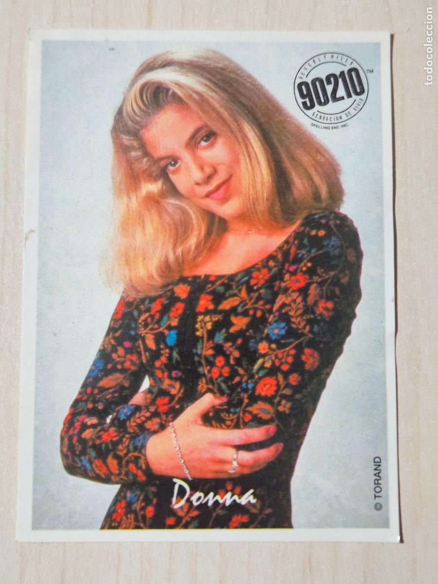 Coleccionismo cromos antiguos: CROMO ADHESIVO, DONUTS - BEVERLY HILLS 90210, SENSACION DE VIVIR - DONNA PROMOSTAF.