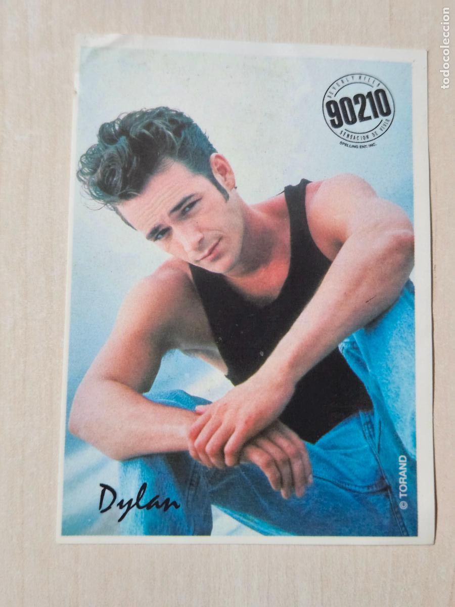 Coleccionismo cromos antiguos: CROMO ADHESIVO, DONUTS - BEVERLY HILLS 90210, DYLAN - DONNA PROMOSTAF.