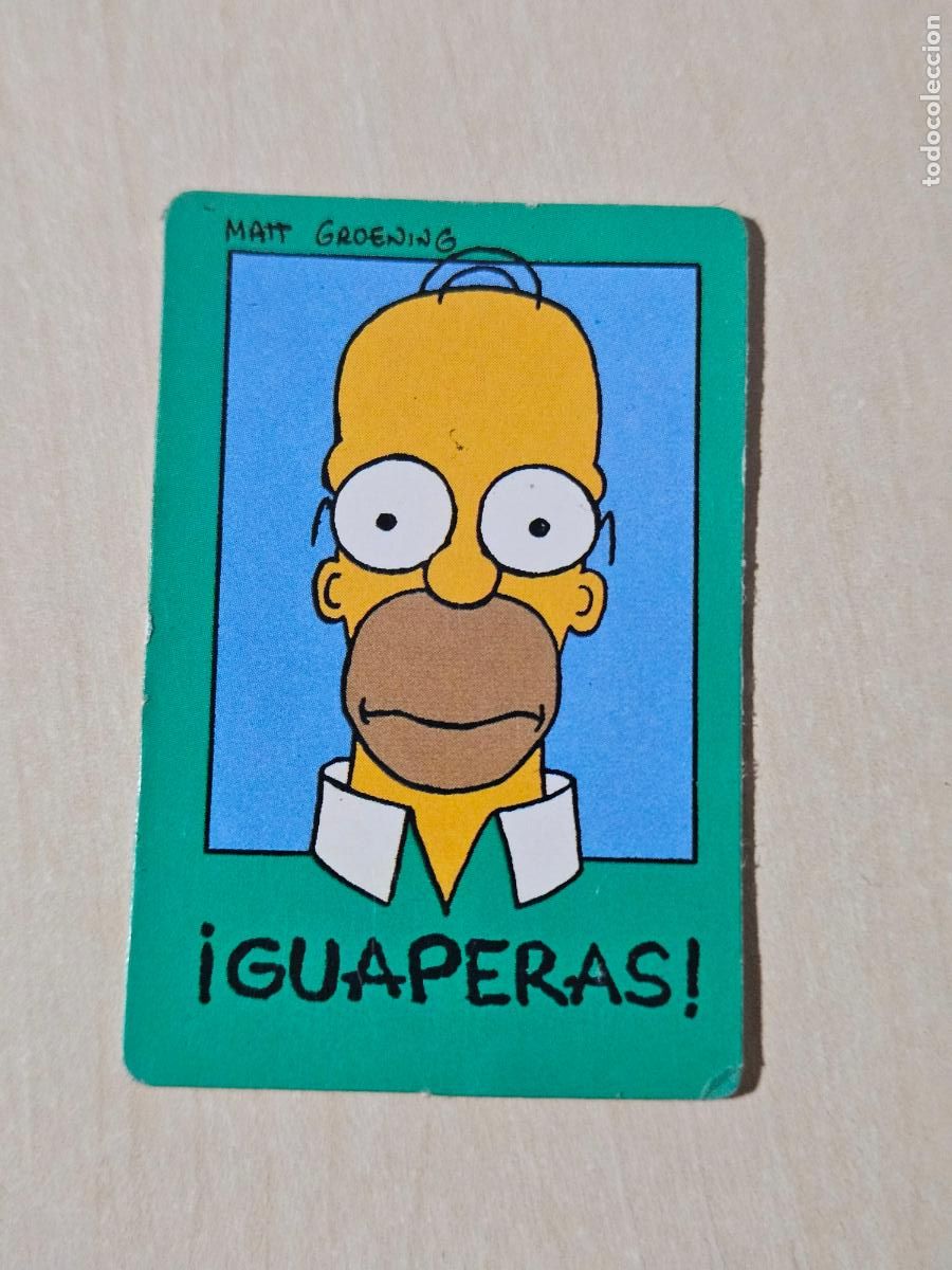 Coleccionismo cromos antiguos: BOLLYCAO - THE SIMPSONS 1991 - SIN PEGAR - GUAPERAS PROMOSTAF.