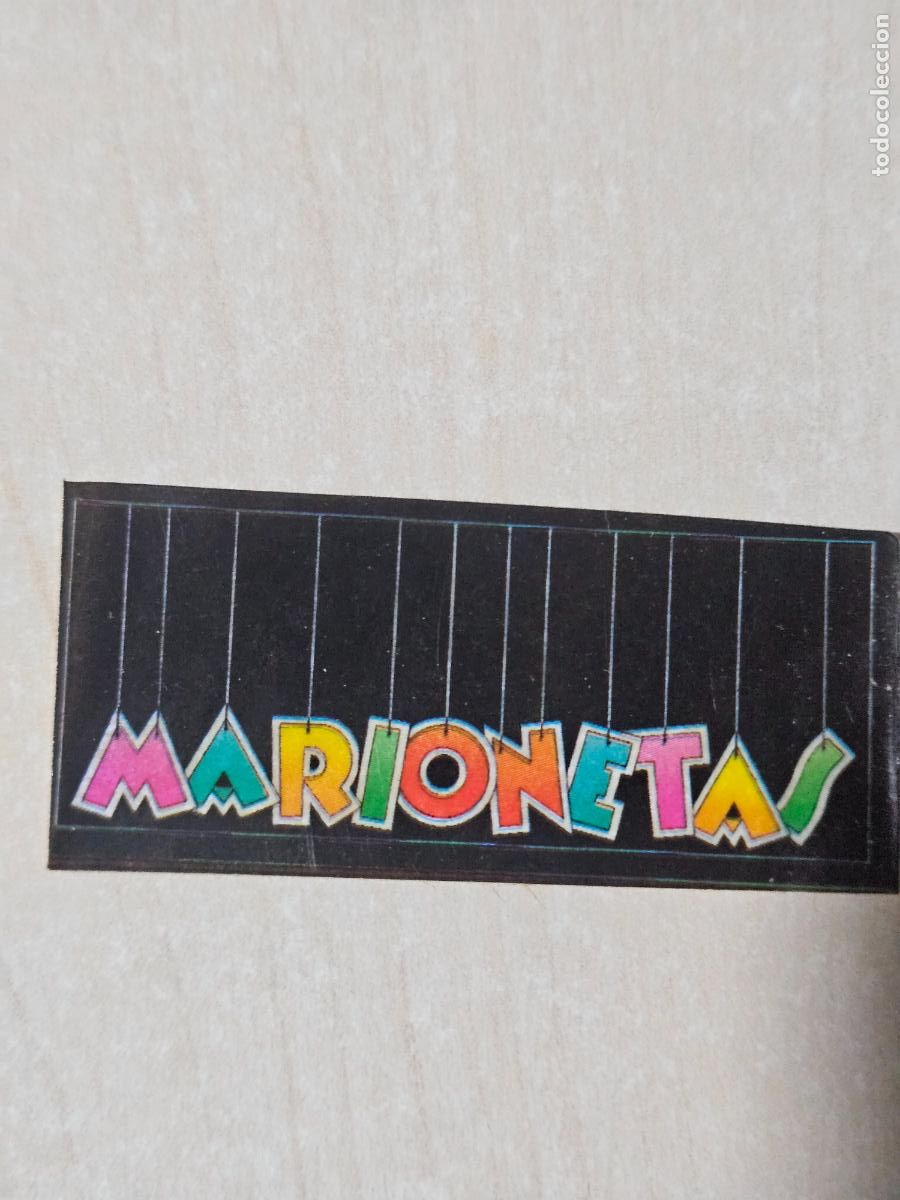 Coleccionismo cromos antiguos: Cromo Adhesivo - MARIONETAS - de PANRICO
