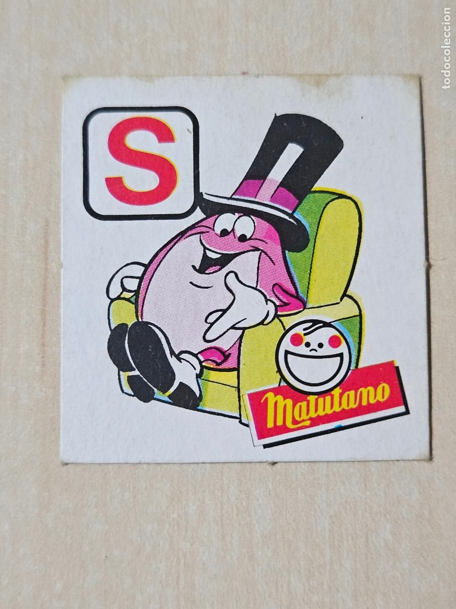 Coleccionismo cromos antiguos: CROMO EL CHOLLO LETRA S . PROGAMA UN DOS TRES . PROMOCIONAL MATUTANO . ORIGINAL A&Ntilde;OS 80
