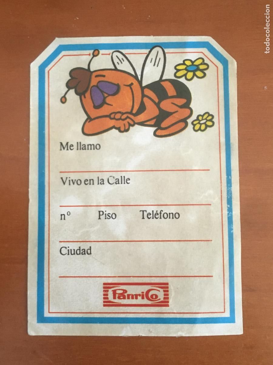 Coleccionismo cromos antiguos: panrico la abeja maya cromo original antiguo