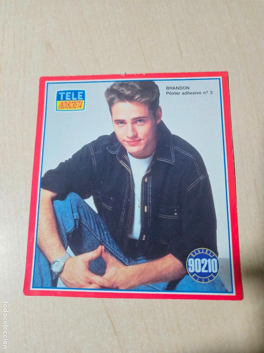 Coleccionismo cromos antiguos: N&ordm; 3 cromo pegatina tele indiscreta a&ntilde;os 1991 SENSACION DE VIVIR 90210