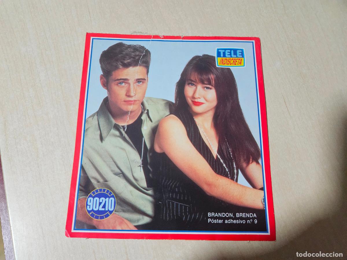 Coleccionismo cromos antiguos: N&ordm; 9 cromo pegatina tele indiscreta a&ntilde;os 1991 SENSACION DE VIVIR 90210
