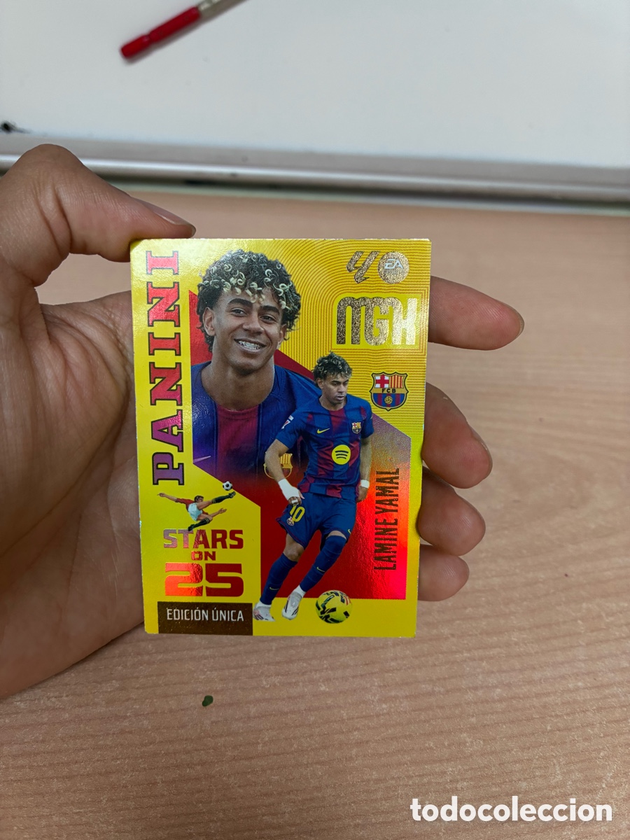 Coleccionismo cromos antiguos: Carta Lamine Yamal Stars on 25 - Panini Megacracks 2026-2027