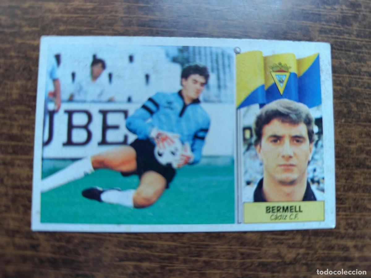Coleccionismo cromos antiguos: Liga Este 1986/87. fichaje n&ordm; 22 Bermell - C&aacute;diz C.F.