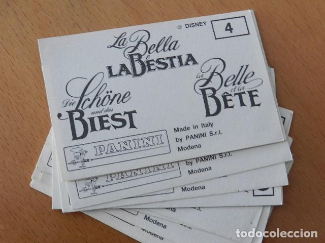 Coleccionismo cromos antiguos: Cromo La bella y la bestia Panini Disney a 30 c&eacute;ntimos cada uno