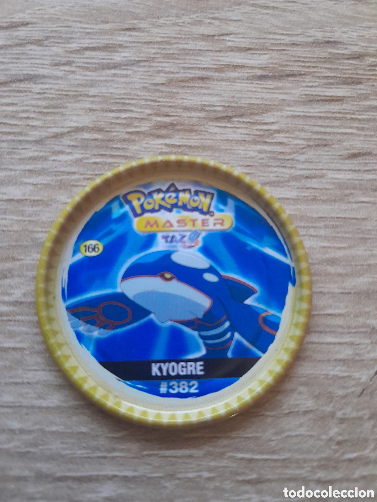 Coleccionismo cromos antiguos: N&ordm; 166 TAZO METAL POKEMON MASTER TAZO # 382 KYOGRE - CHIPICAO