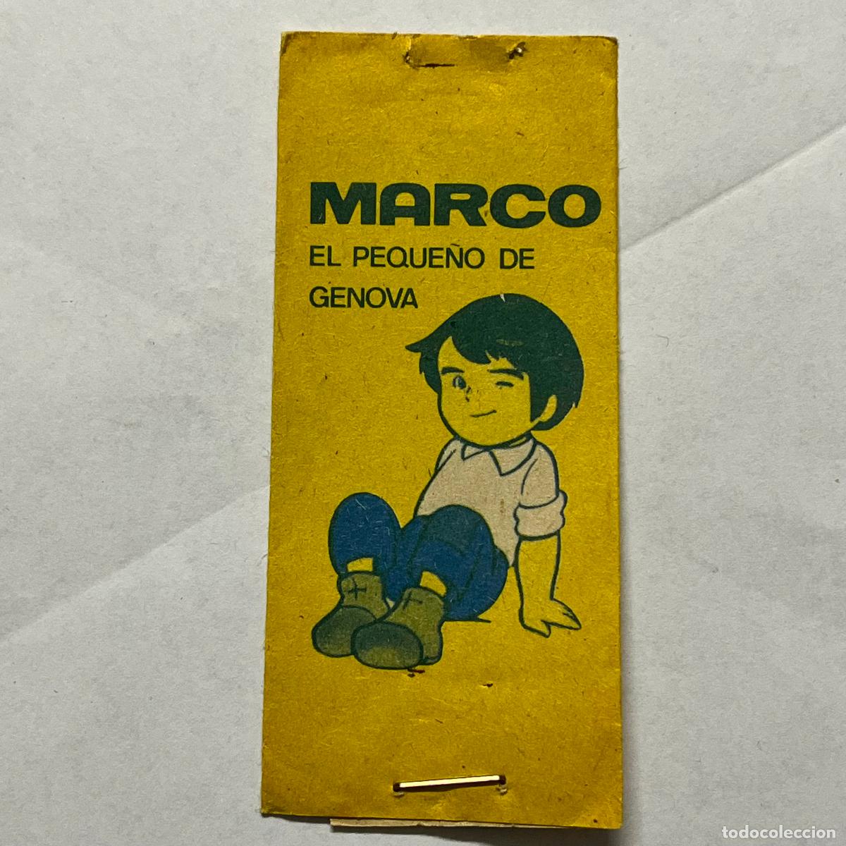 Coleccionismo cromos antiguos: SOBRE DE CROMOS VACIO. MARCO. EL PEQUE&Ntilde;O DE GENOVA. 1977. EDICIONES SURESTE (MURCIA). ORIGINAL.
