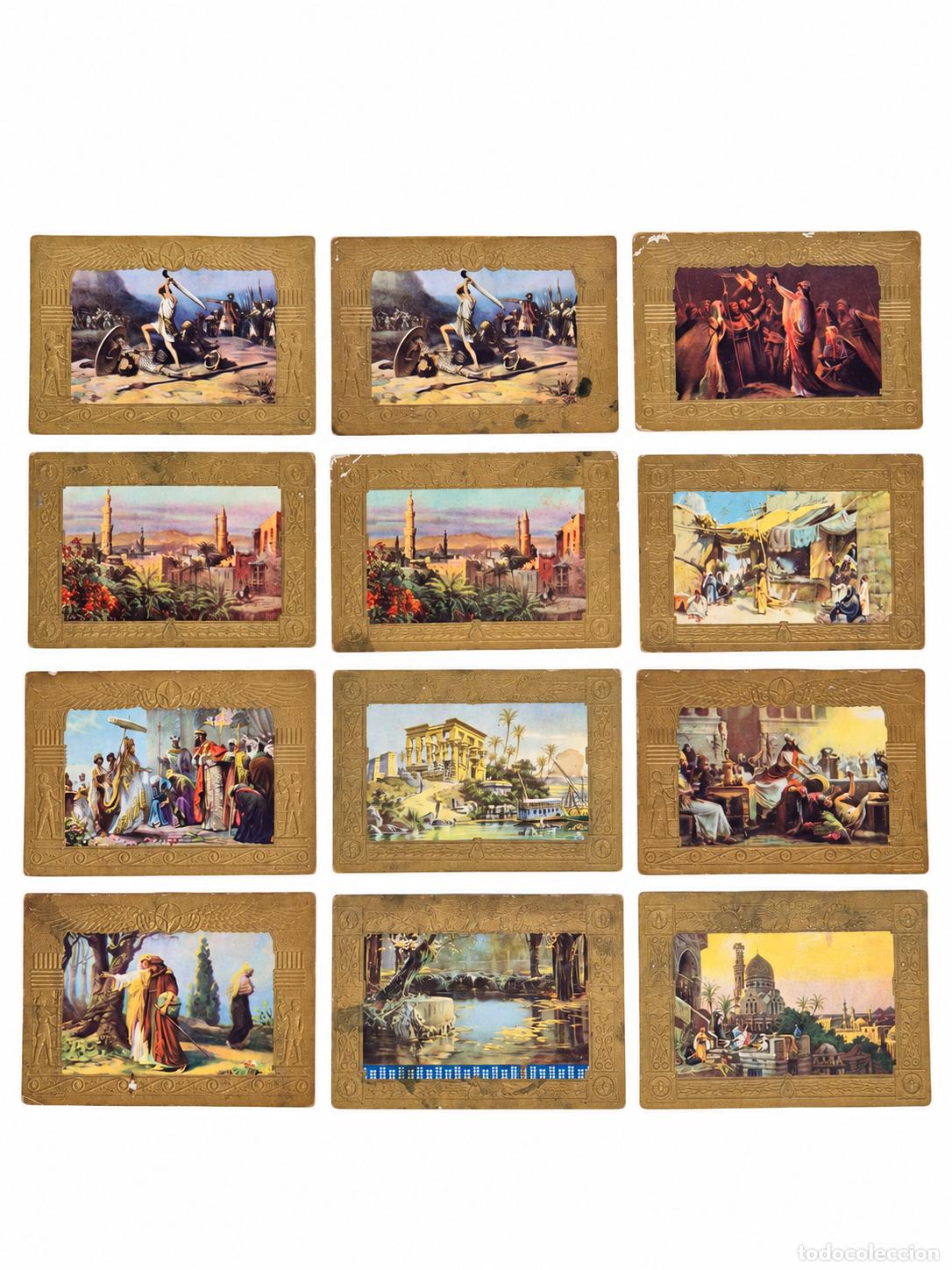 Collectable Antique Stickers: Cromos Publicitarios Antiguos - Chocolates Evaristo Juncosa Hijo - Monumentos Antiguos, Escenas