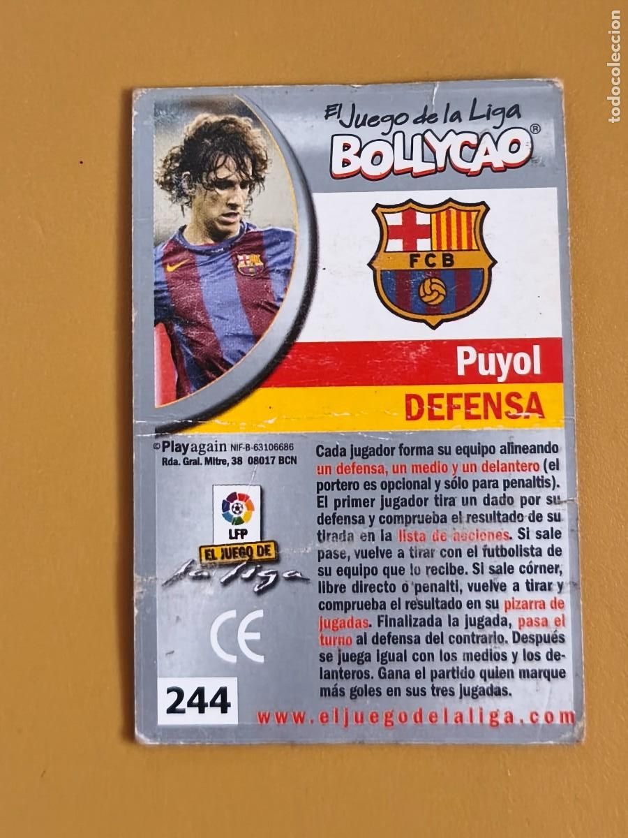 Coleccionismo cromos antiguos: puyol, bollycao el juego de la liga