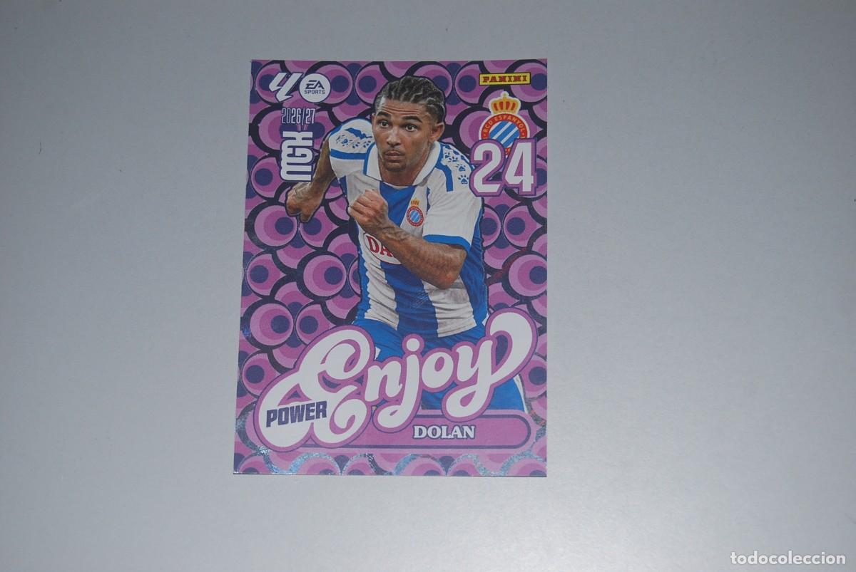Coleccionismo cromos antiguos: DOLAN R.C.D. ESPANYOL MGK ENJOY POWER N&ordm; 382P LIGA 2026-2027 26-27 ENJOY POWER PANINI