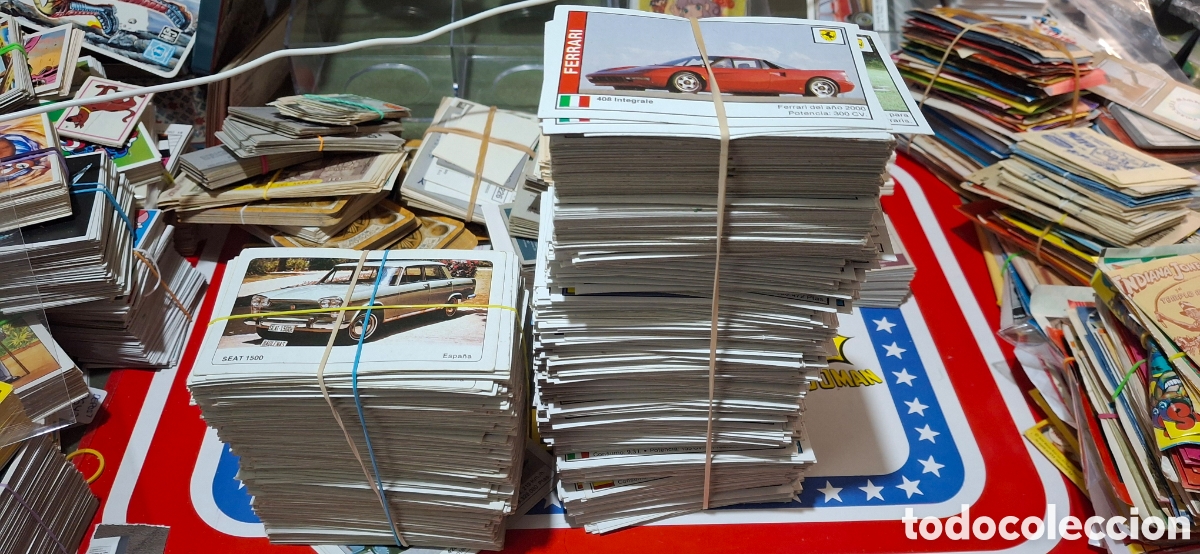 Coleccionismo cromos antiguos: Lote +500 cromos coches 89 y coches