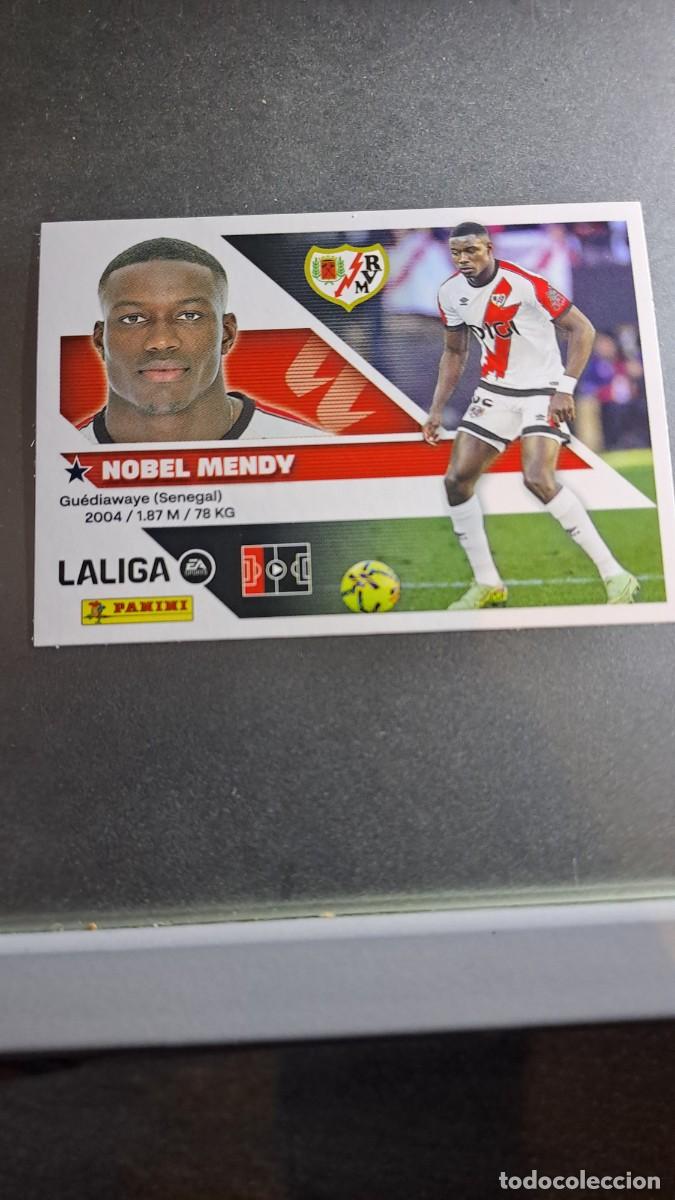 Coleccionismo cromos antiguos: CROMO NOBEL MENDY 7 RAYO VALLECANO LIGA 2026 2027 26 27 ESTE PANINI NUNCA PEGADO