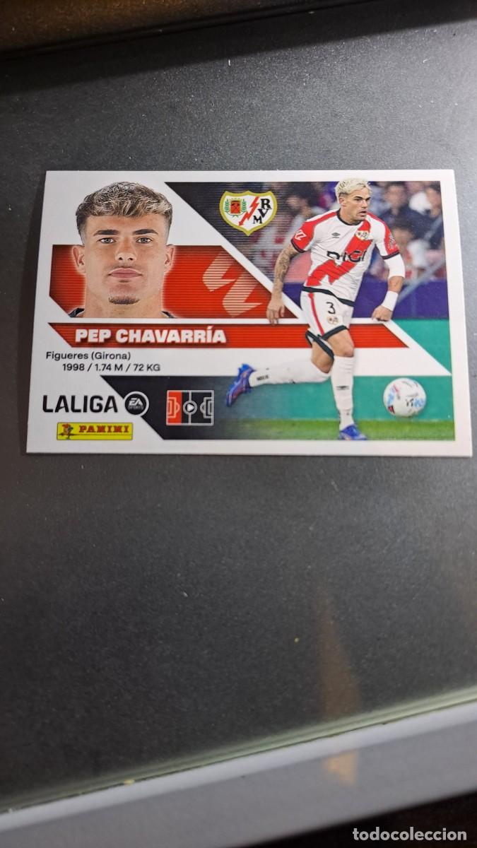 Coleccionismo cromos antiguos: CROMO PEP CHAVARRIA 10 RAYO VALLECANO LIGA 2026 2027 26 27 ESTE PANINI NUNCA PEGADO