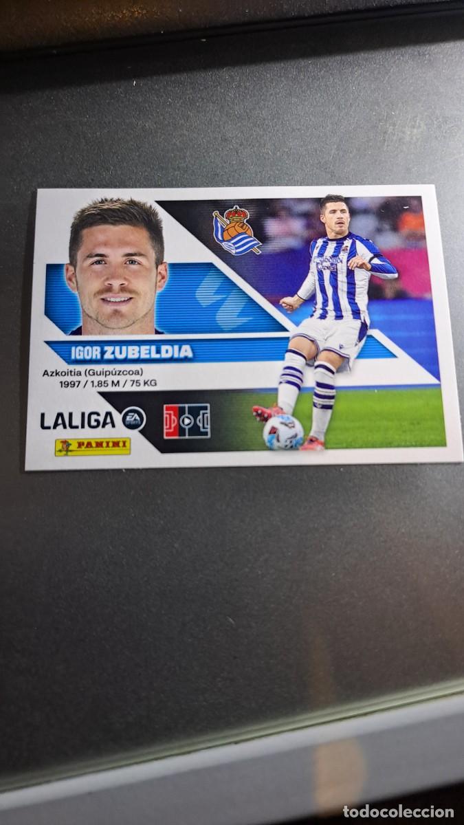 Coleccionismo cromos antiguos: CROMO ZUBELDIA 6 REAL SOCIEDAD LIGA 2026 2027 26 27 ESTE PANINI NUNCA PEGADO