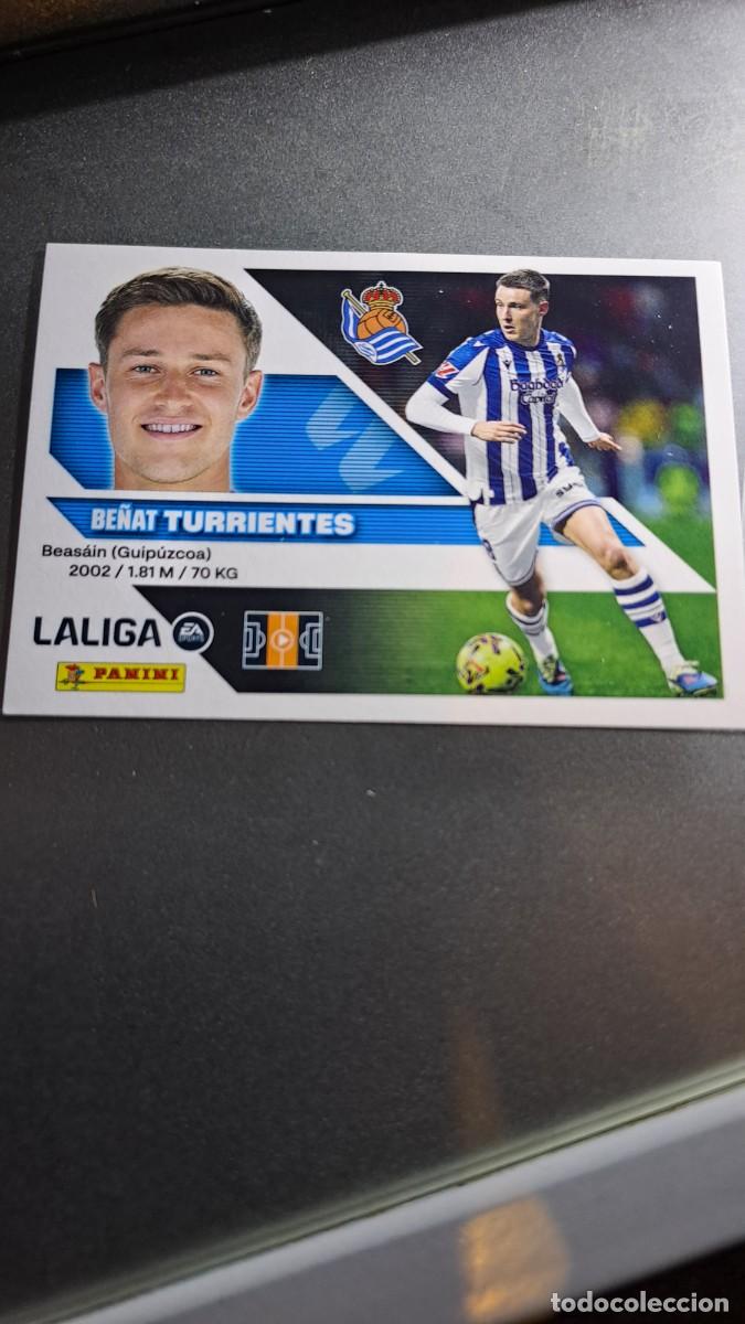 Coleccionismo cromos antiguos: CROMO TURRIENTES 12 REAL SOCIEDAD LIGA 2026 2027 26 27 ESTE PANINI NUNCA PEGADO