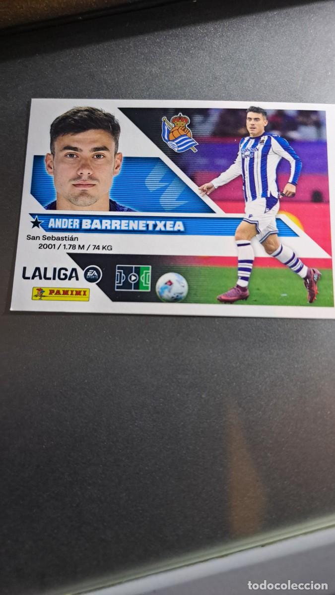 Coleccionismo cromos antiguos: CROMO BARRENETXEA 16 REAL SOCIEDAD LIGA 2026 2027 26 27 ESTE PANINI NUNCA PEGADO