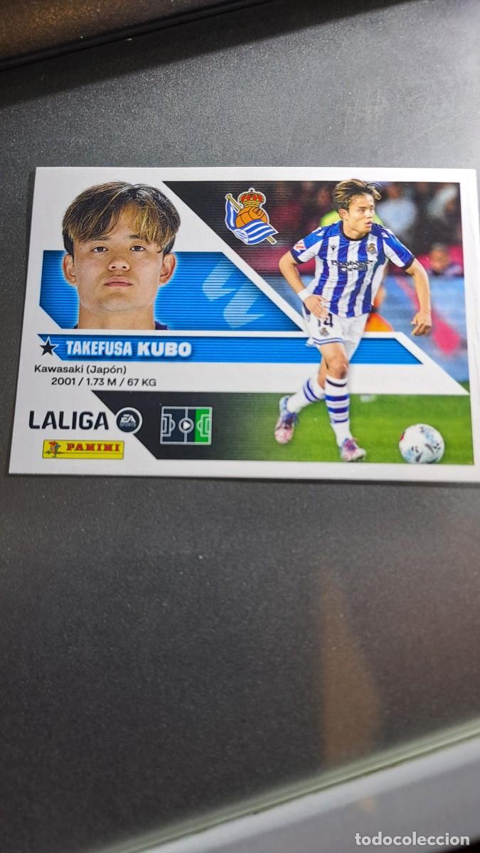 Coleccionismo cromos antiguos: CROMO KUBO 17 REAL SOCIEDAD LIGA 2026 2027 26 27 ESTE PANINI NUNCA PEGADO