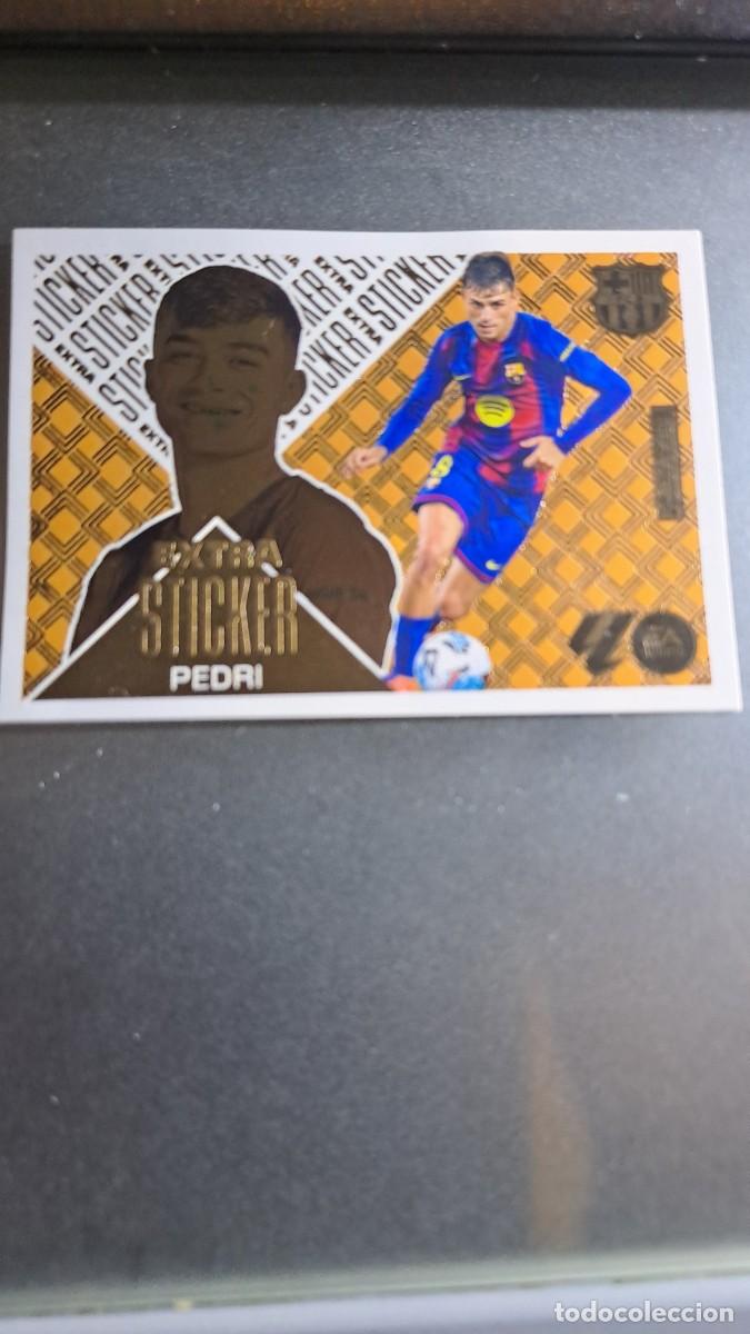 Coleccionismo cromos antiguos: CROMO PEDRI EXTRA STICKER BRONCE BARCELONA LIGA 2026 2027 26 27 ESTE PANINI NUNCA PEGADO