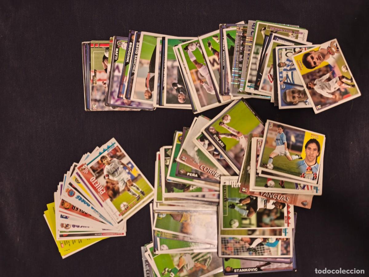 Collectable Antique Stickers: Lote de mas de 120 cromos variados de futbol liga 2003-2004-2005 estado muy bueno