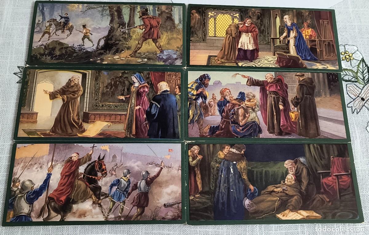Coleccionismo cromos antiguos: LOTE 6 CROMOS | CARDENAL CISNEROS - EDICIONES BARSAL